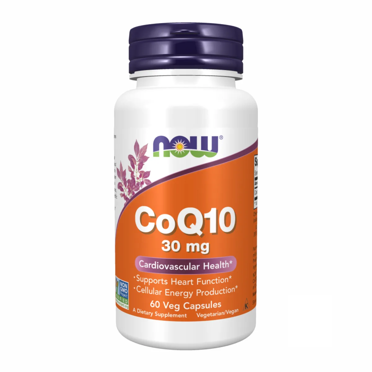 Коэнзим Q10 Now Foods 30 мг 60 капсул вегетарианский без ГМО