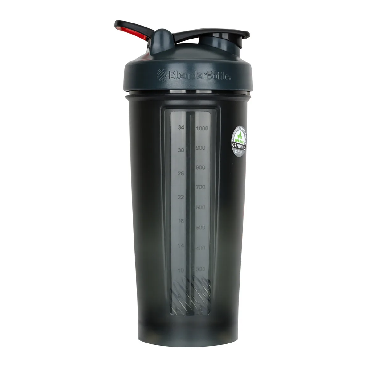 Шейкер спортивний BlenderBottle Tritan 1270 мл Сірий/Червоний