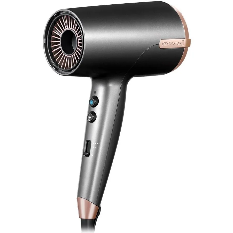 Фен Remington One 2000 Вт 8 режимов диффузор ионизация серый