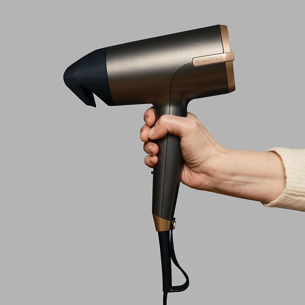Фен Remington One 2000 Вт 8 режимов диффузор ионизация серый