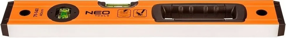 Рівень алюмінієвий Neo Tools S 400, 40 см, 3 бульбашки, 1 ручка.