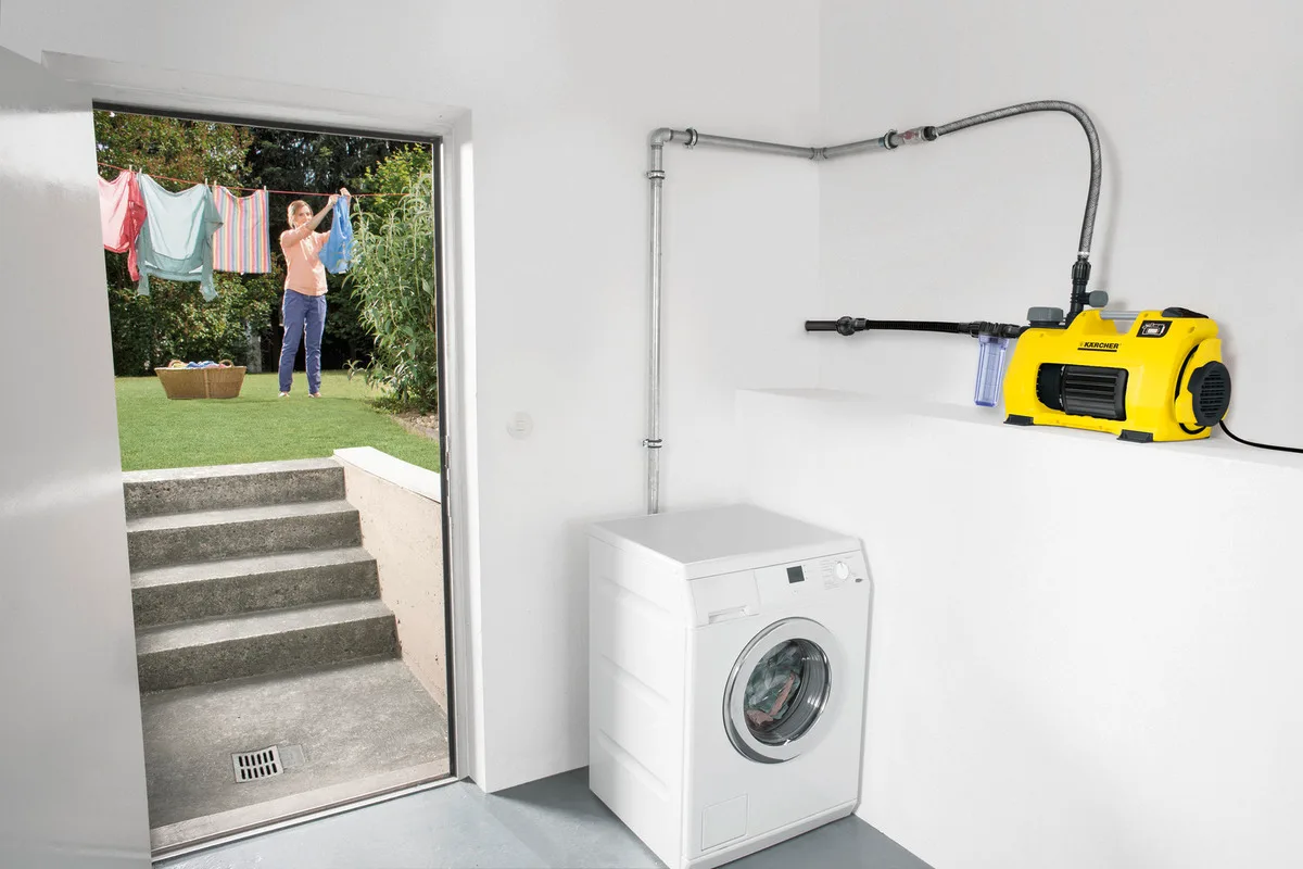 Садовий насос Karcher BP 4 HG, 950 Вт, 3800 л/год, 45 м напору, 4.5 бар, 8 м висота всмоктування, 38°C, G1, 10.69 кг.