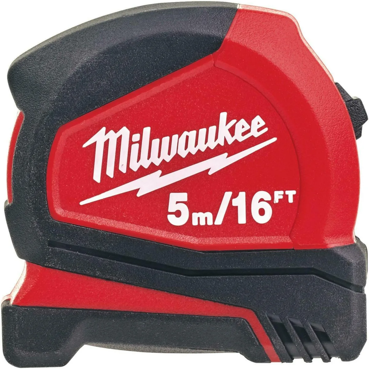 Рулетка Milwaukee Pro Compact, 5м/16фт, 25мм, з механізмом фіксації, АБС-пластик.