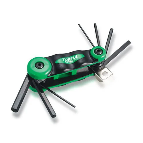 Ключі Г-подібні HEX Toptul CRV-6150 2-8 мм CRV-6150