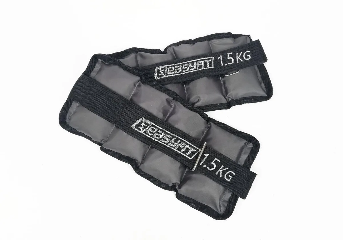 Утяжелики EasyFit Metal 1,5 кг сталь чорні