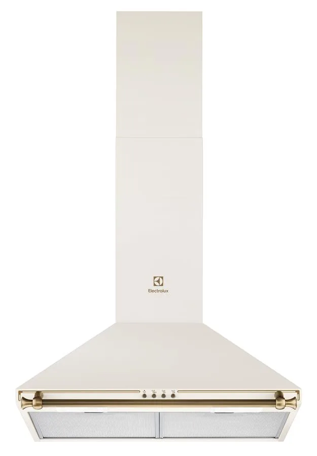 Купольна витяжка Electrolux Rococo, 60 см, 420 м3/год, кольору шампань.