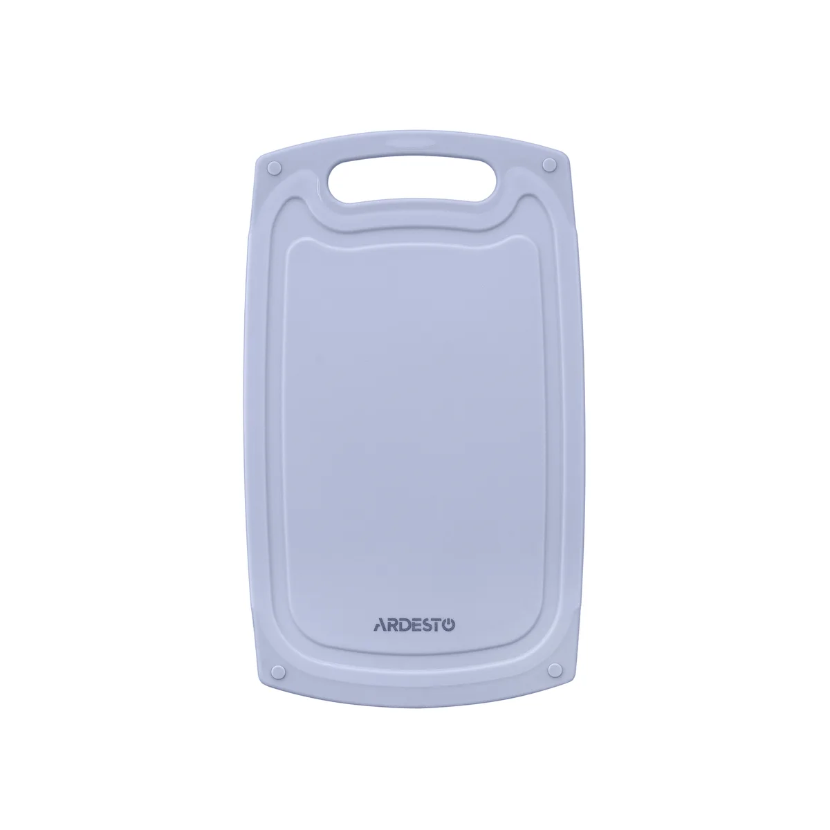 Кухонна дошка ARDESTO Gemini, 25х15х0.8см, пластикова, сіра.