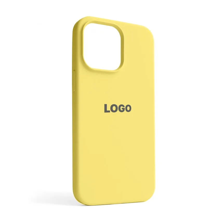 Чохол Silicone Case для Apple iPhone 14 Pro Max силіконовий жовтий