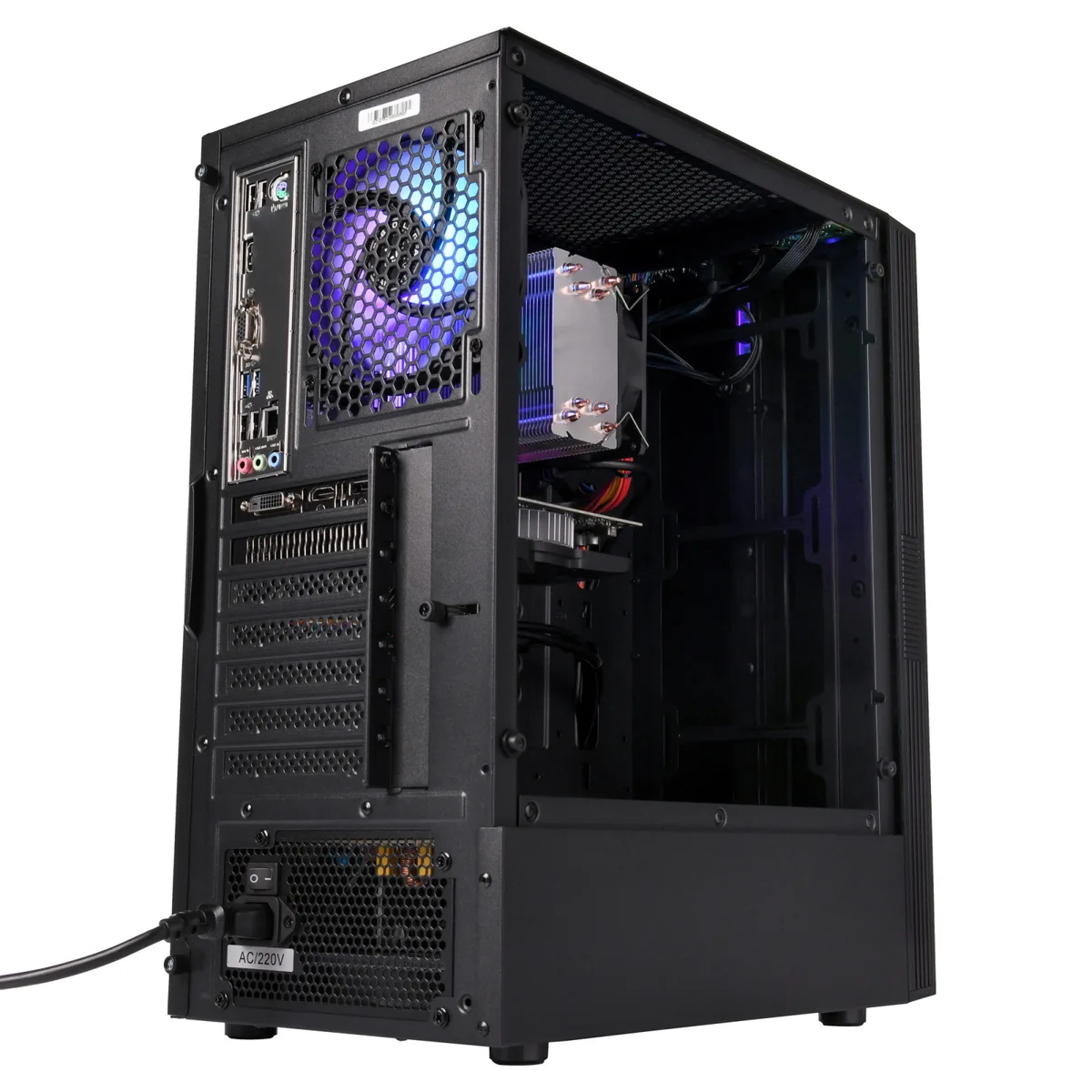 Персональный компьютер 2E Complex Gaming Intel i5-12400F, 8Gb, F500GB, NVD1030-2, H610, G2107, 500W, Win11