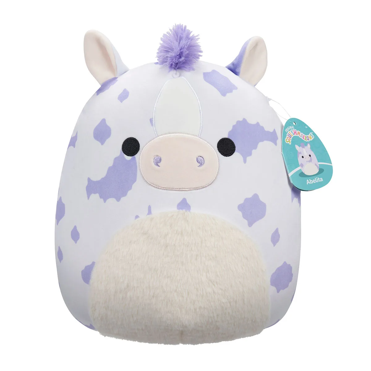 М'яка іграшка Squishmallows поліестер 30 см Кінь Абеліта