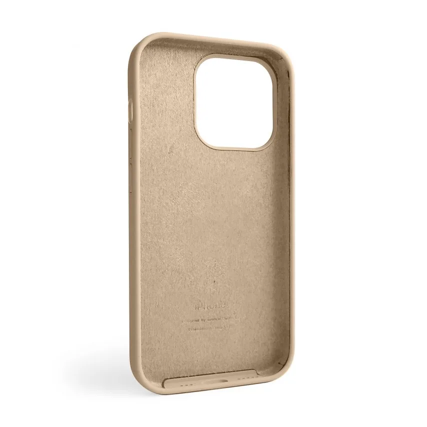 Чохол силіконовий для Apple iPhone 14 Pro  бежевий