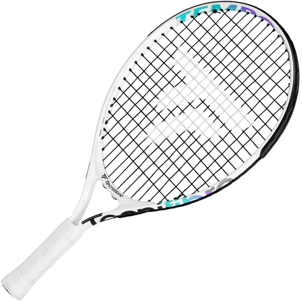 Тенісна ракетка Tecnifibre алюміній 21 дюйм біла для дітей