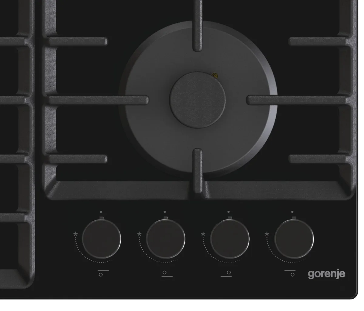 Газовая варочная поверхность Gorenje Чугун 60х52 см Черная