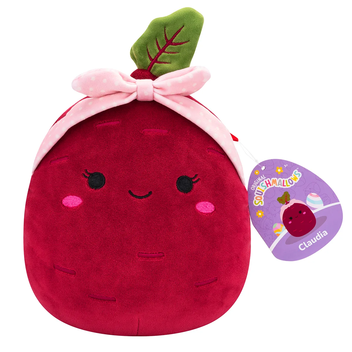 М'яка іграшка Squishmallows поліестер 19 см Буряк Клавдія