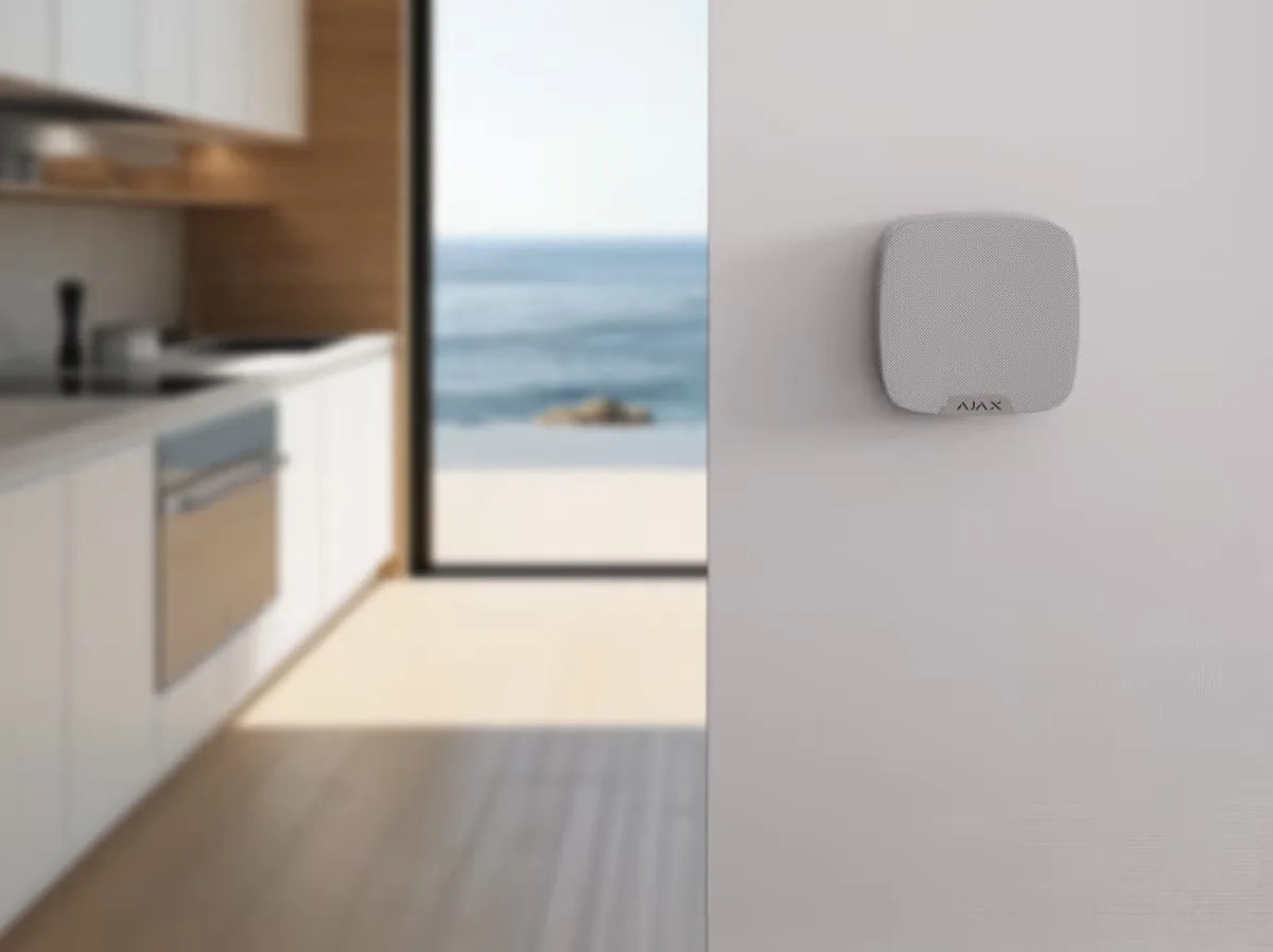 Бездротовий голосовий модуль Ajax SpeakerPhone, Full-duplex, 103Db, Jeweller, Wings, білий