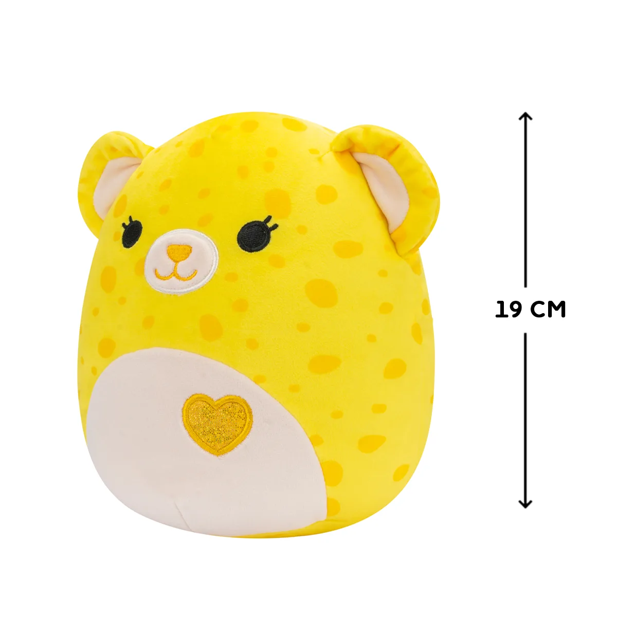 М'яка іграшка Squishmallows поліестер 19 см Гепард Лексі