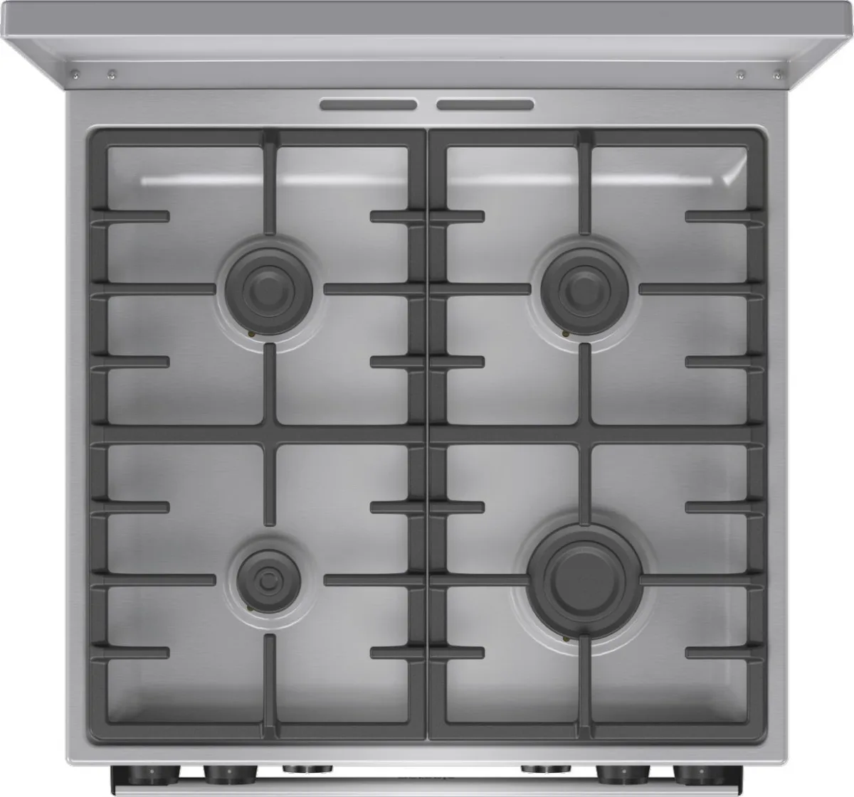 Плита Gorenje комбінована нержавіюча сталь 60x60 см 71 л 4 конфорки