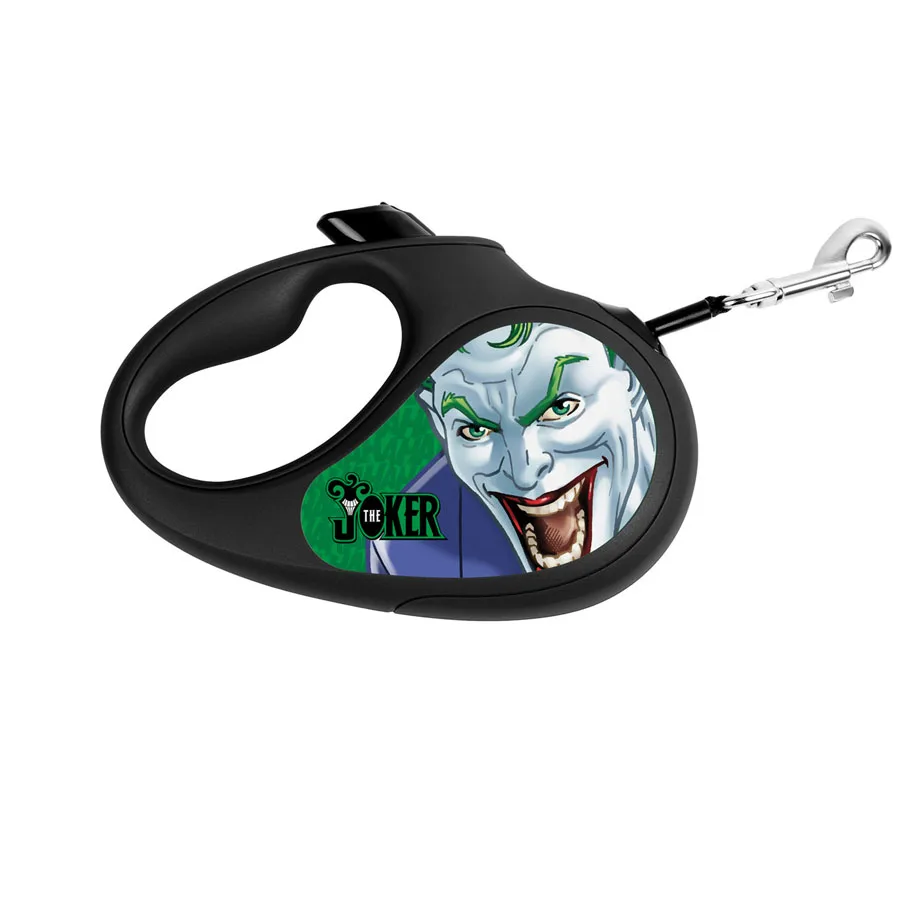 Поводок-рулетка WAUDOG R-leash L 5 м пластик черный зеленый Джокер