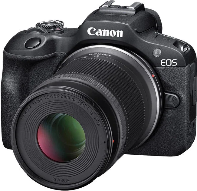 Цифрова фотокамера Canon бездзеркальна 24,1 МП чорна з об'єктивами 18-45mm 55-210mm