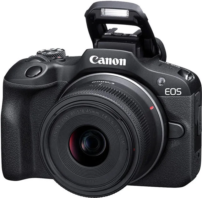 Цифрова фотокамера Canon бездзеркальна 24,1 МП чорна з об'єктивами 18-45mm 55-210mm