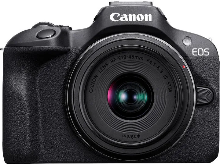 Цифрова фотокамера Canon бездзеркальна 24,1 МП чорна з об'єктивами 18-45mm 55-210mm