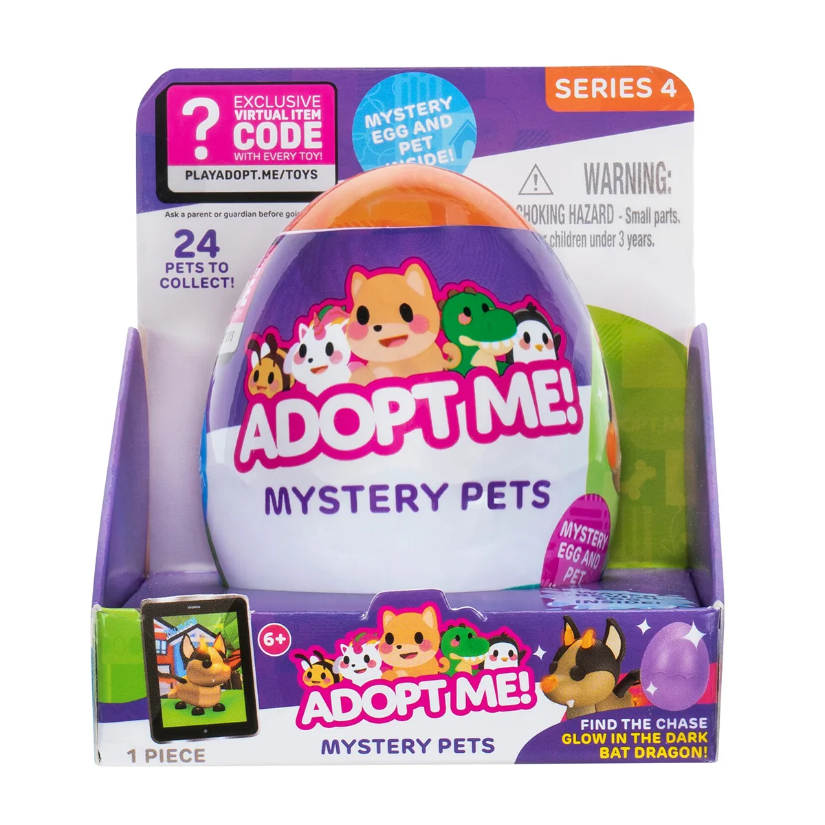 Іграшка-сюрприз в яйці Adopt ME! Полімерні матеріали 5 см