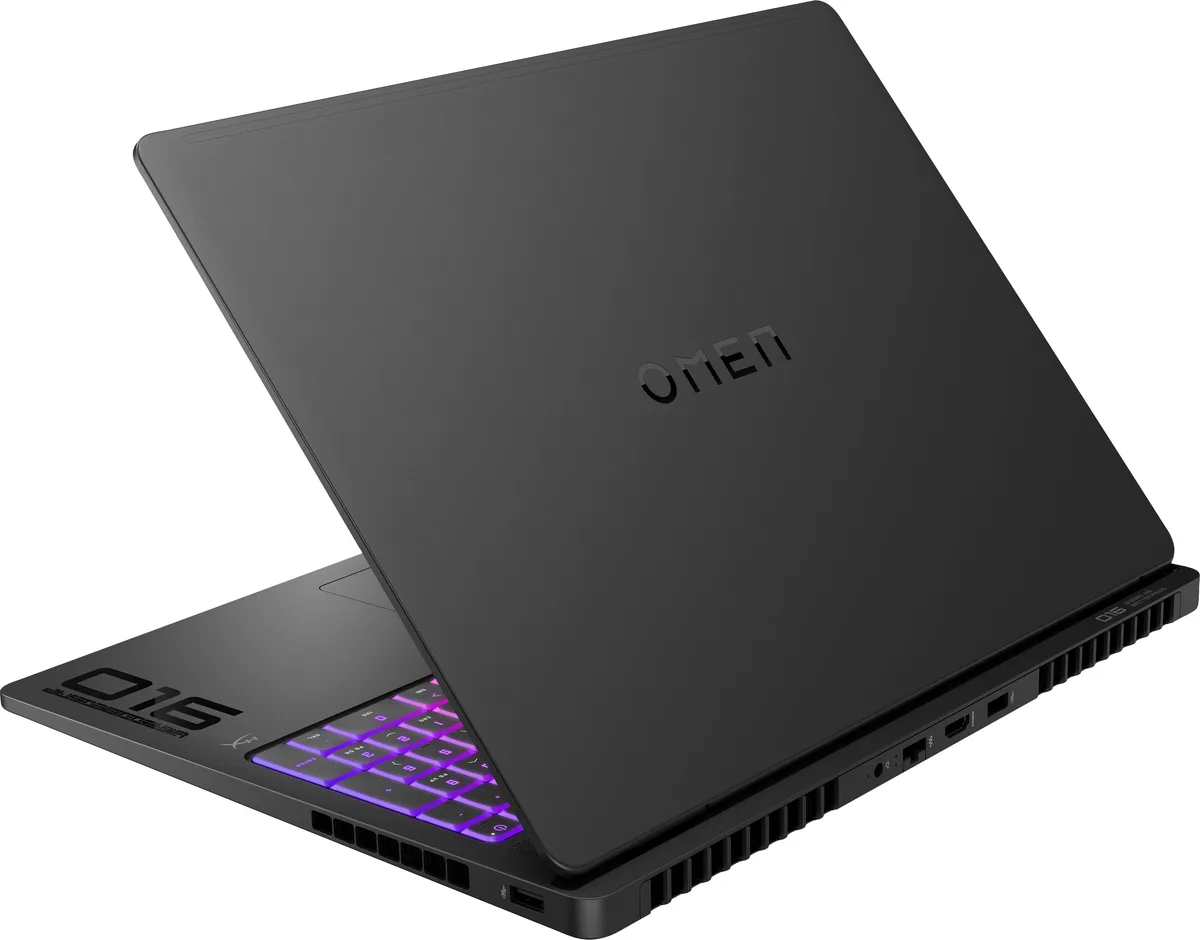 Ноутбук HP OMEN MAX 16-ah0041ua 16" 2.5K OLED, Intel U7-255HX, 64GB, F2TB, NVD5080-16, DOS, чорний