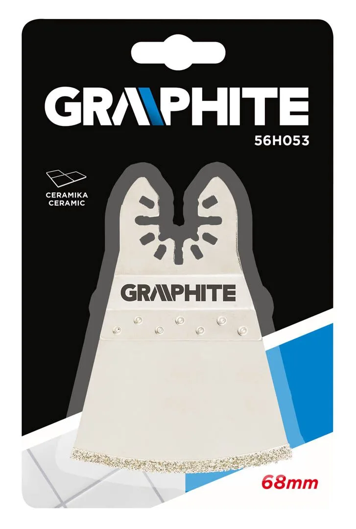Шабер з алмазним покриттям GRAPHITE для кераміки, 68мм