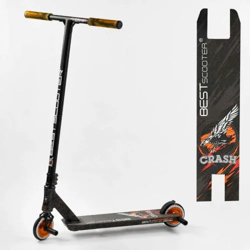 Труковий самокат Best Scooter CRASH з HIC-системою та алюмінієвим диском для трюків та катання на вулиці 110 мм колеса.