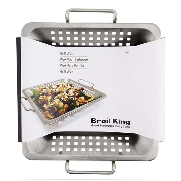 Вок для гриля Broil King нержавіюча сталь 30,5х30,5 см Металік