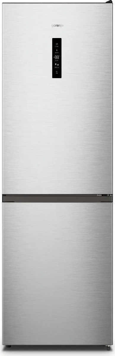Холодильник Gorenje двокамерний 185х60х60 см 300 л сірий A++ NoFrost Plus Fresh zone