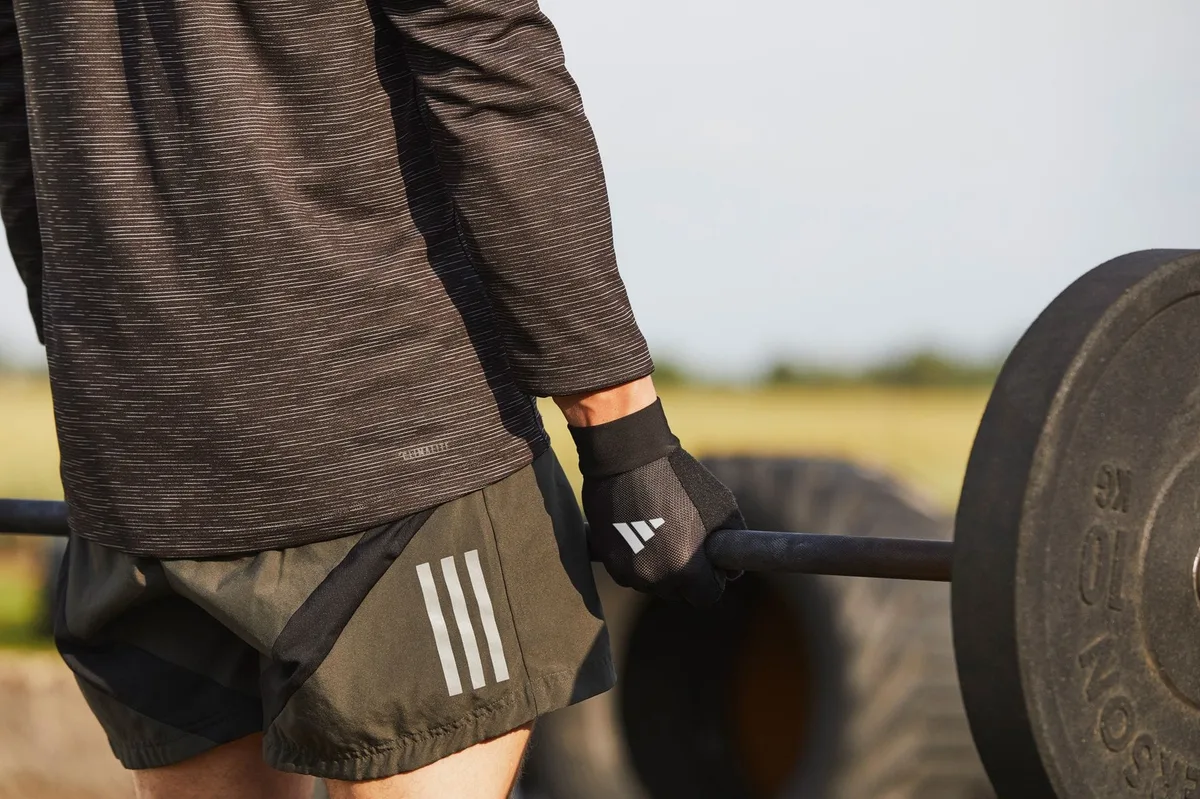 Рукавички Adidas поліамід еластан L чорні