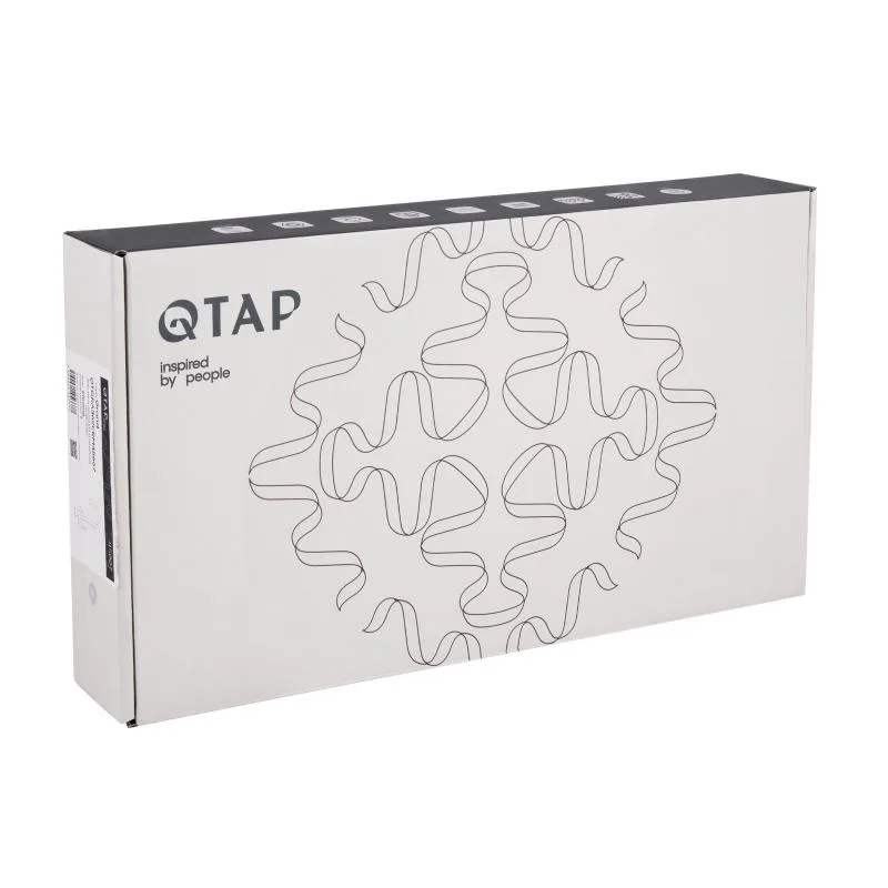 Змішувач для раковини Qtap Vlasta New QTVLA269CRM високий латунний 255 мм хромований