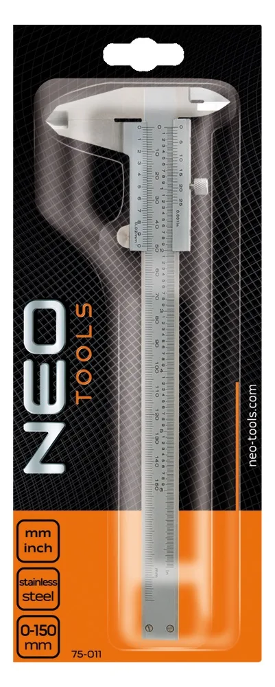 Штангенциркуль Neo Tools, 150 мм, из нержавеющей стали