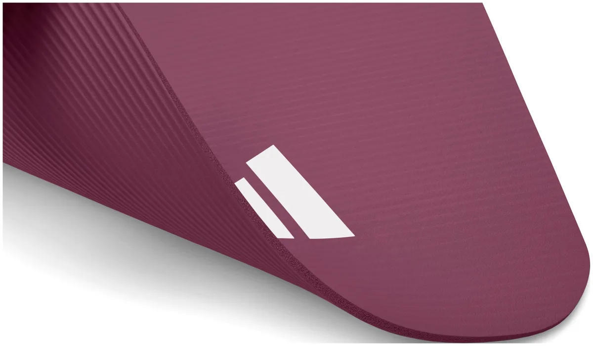 Килимок Adidas NBR 173х61х0,7 см Бордовий для фітнесу