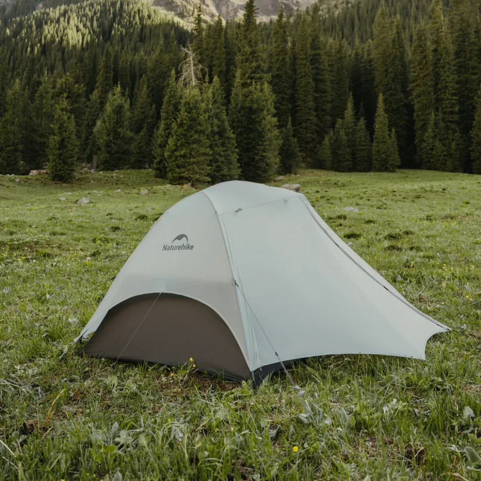 Намет двомісний Naturehike нейлон 220х260х110 см коричневий