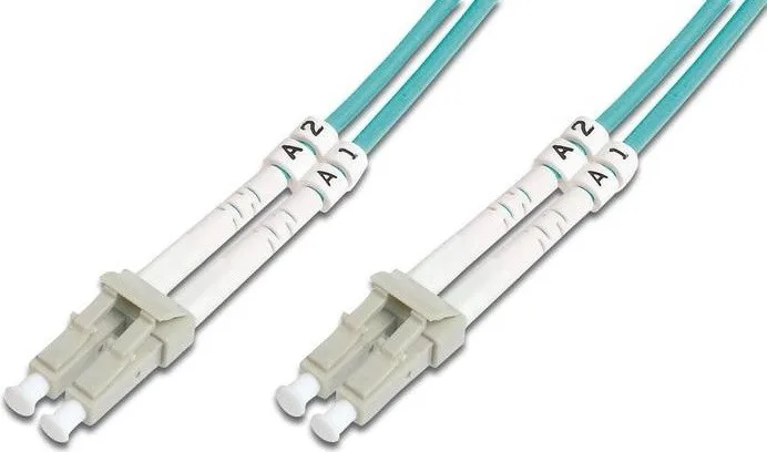 Патч-корд волоконно-оптичний DIGITUS LC/UPC-LC/UPC, 50/125, MM, OM3, duplex, 5м
