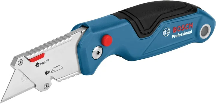 Складний ніж Bosch Professional у наборі з трьох штук.