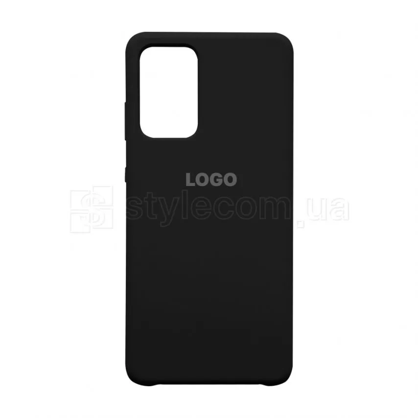 Чохол Silicone для Samsung чорний для Galaxy A72/A725 2021