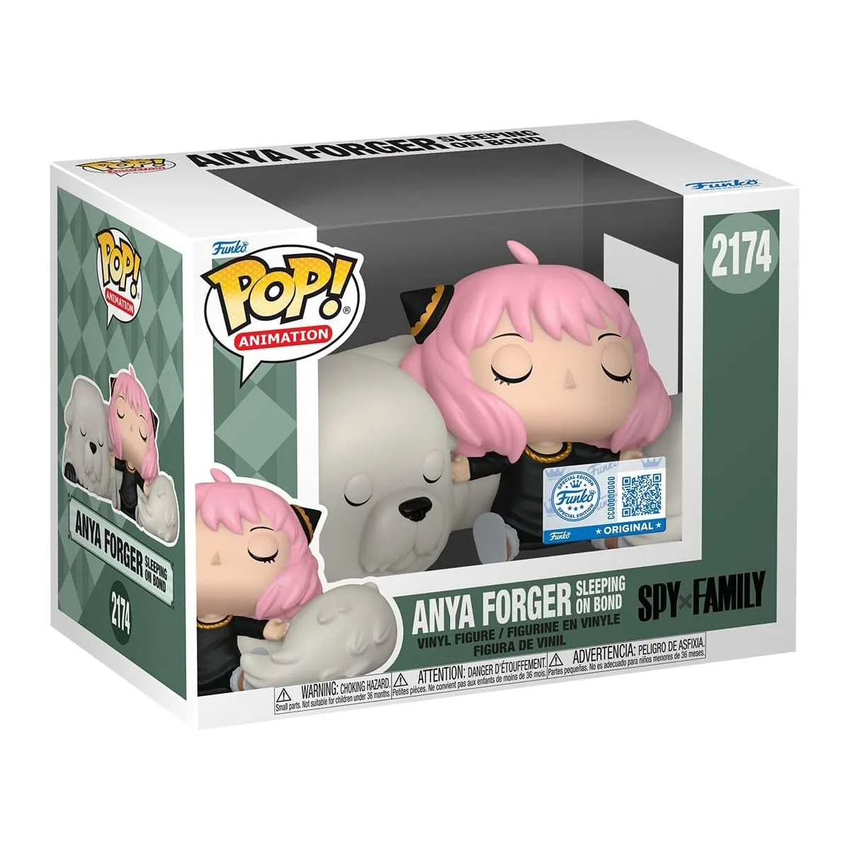Ігрова фігурка Funko вінілова 12,2х6х7 см Аня спить з Бондом