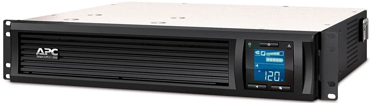 Джерело безперебійного живлення APC 1500VA RM 2U лінійно-інтерактивний чорний