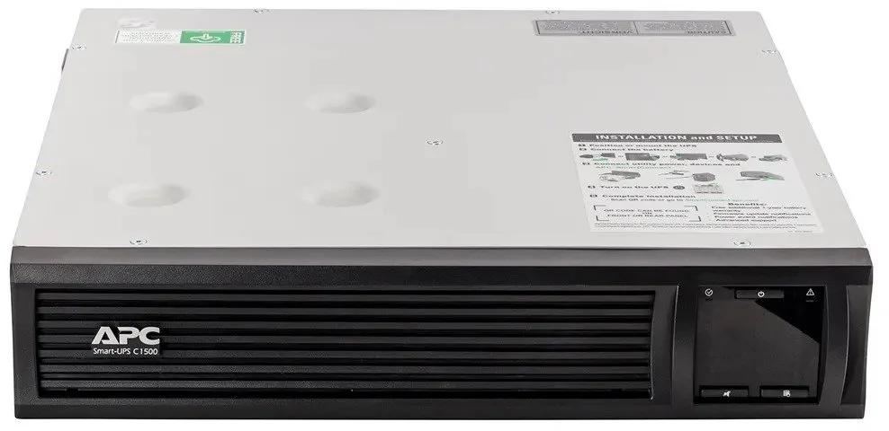 Джерело безперебійного живлення APC 1500VA RM 2U лінійно-інтерактивний чорний