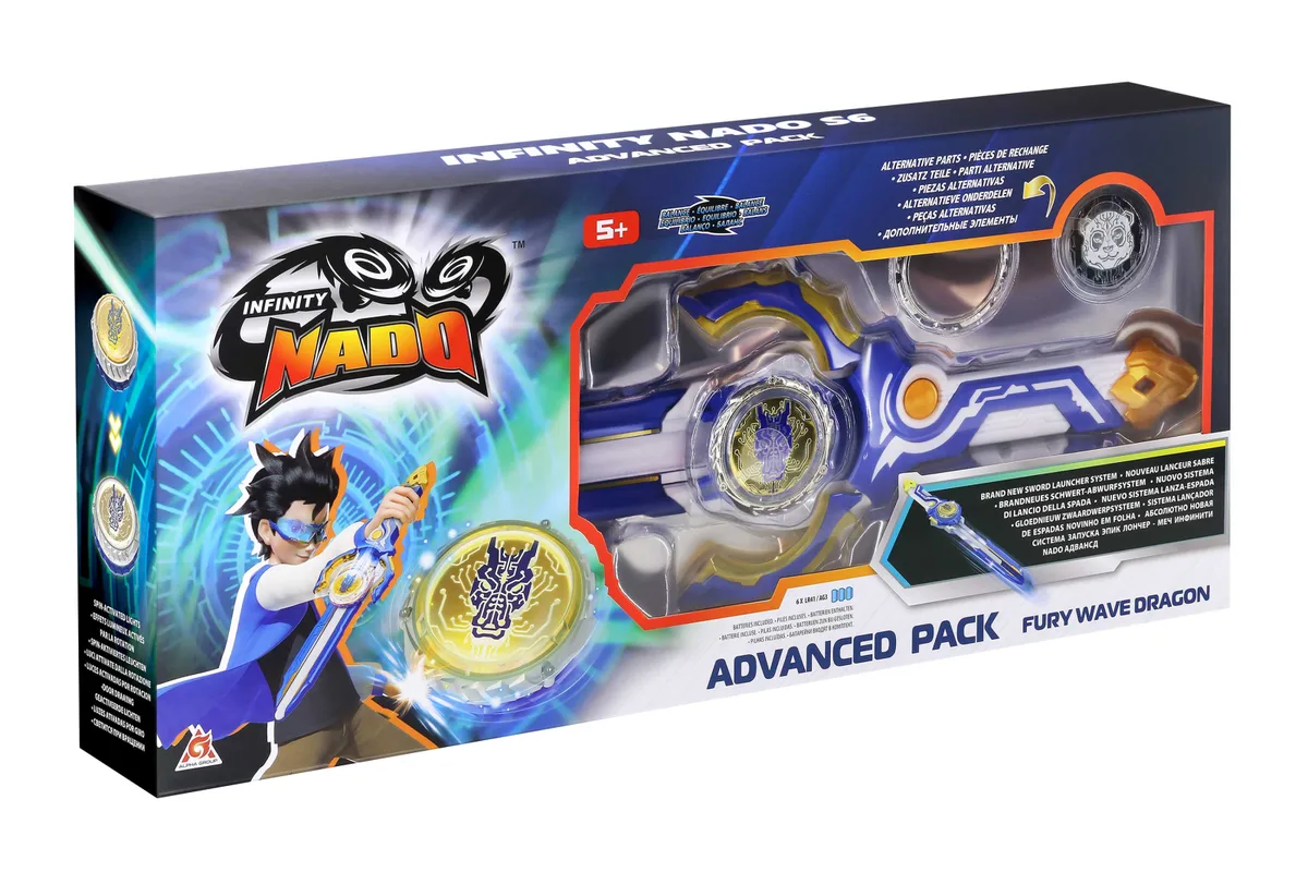 Дзиґа Infinity Nado VI Advanced Pack Лютий Дракон (Fury Wave Dragon)
