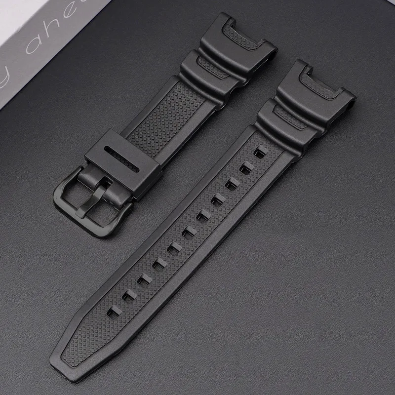 Ремінець Casio полімер 20,6 см чорний 24 мм
