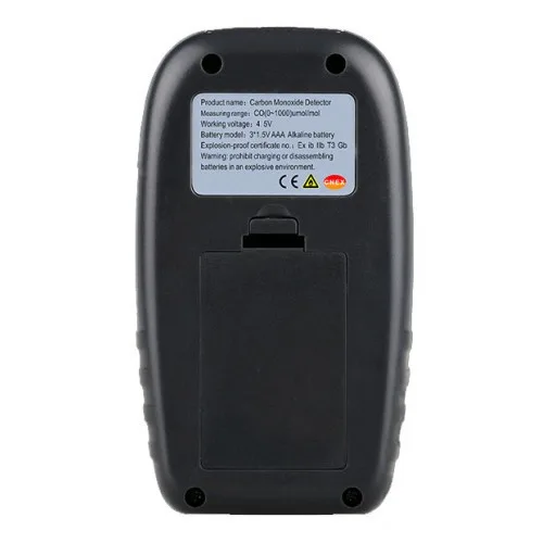 Газоанализатор угарного газа WINTACT WT8825 портативный 0-1000 ppm 0-50°C