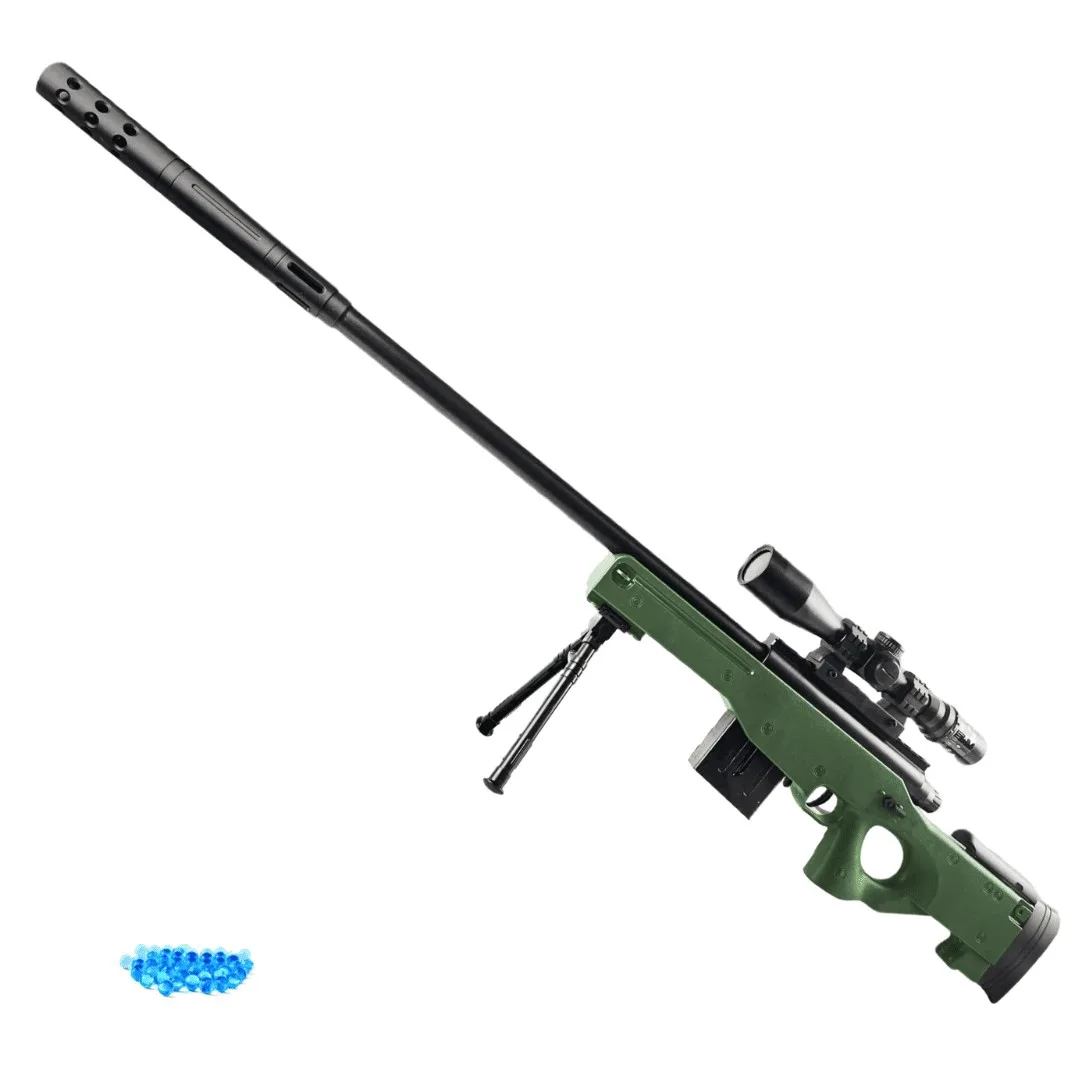 Снайперська гвинтівка AWM 116 см електрична з оптичним прицілом глушником пластик