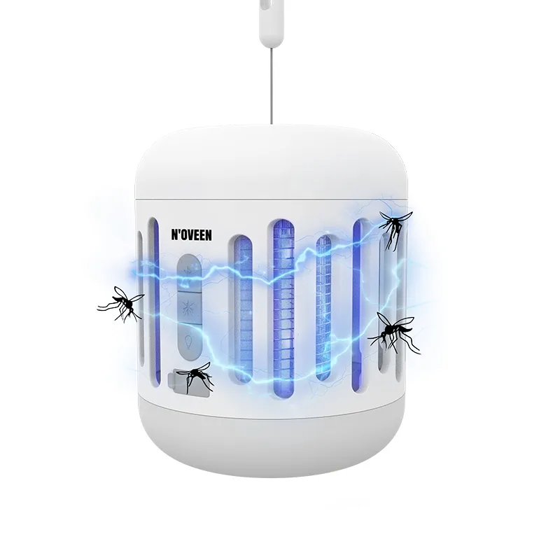 Ловушка для комах N'oveen метал 100х100х120 мм чорна з Bluetooth динаміком та акумулятором IPX4
