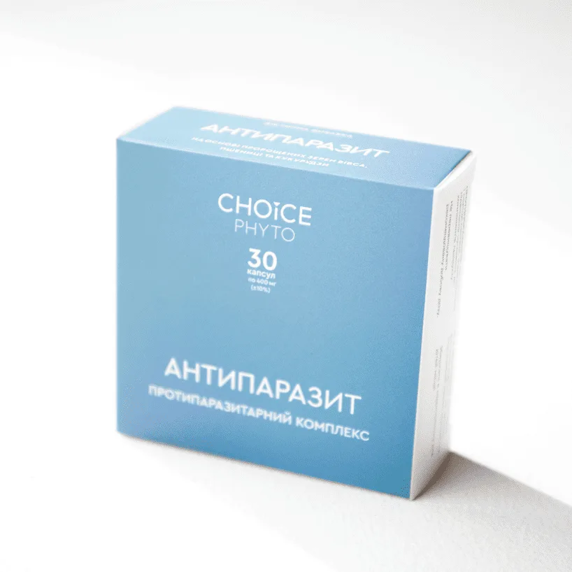 Choice Антипаразит - комплекс для очищення організму від паразитів 30 кап Чойс