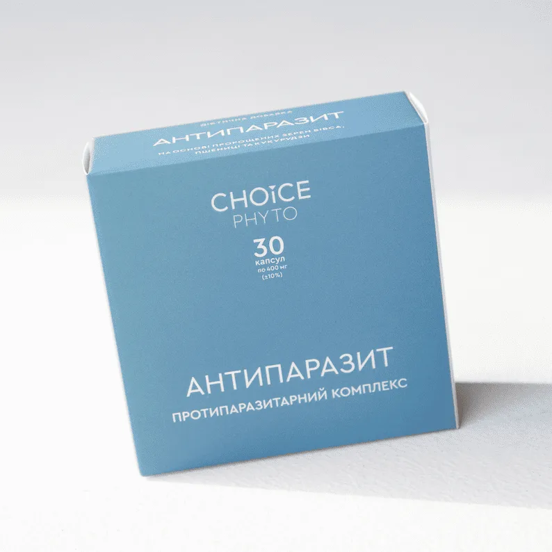 Choice Антипаразит - комплекс для очищення організму від паразитів 30 кап Чойс