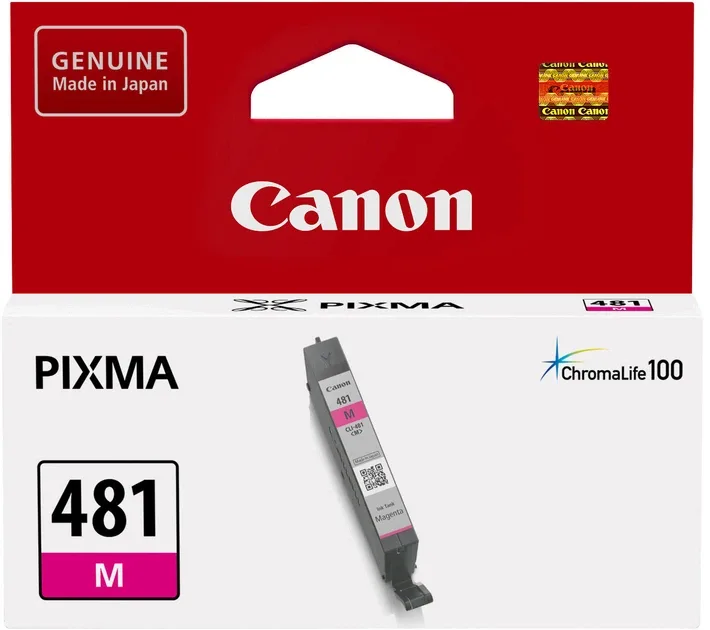 Картридж струйный Canon CLI-481 PIXMA TS6140/8140/9140/TR7540/8540/TS6240/9540/8240/704/8340/6340 Магента
